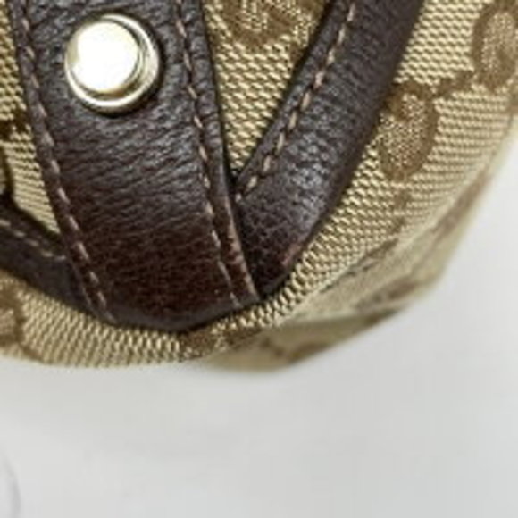 Gucci GG Abbey Tote Bag Brown Canvas - Picture 2 of 6